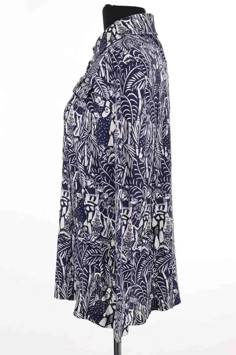 Chemise Diane Von Furstenberg Marine en Soie