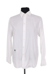 Chemise Dior Blanc en Coton, taille S - Seconde Main