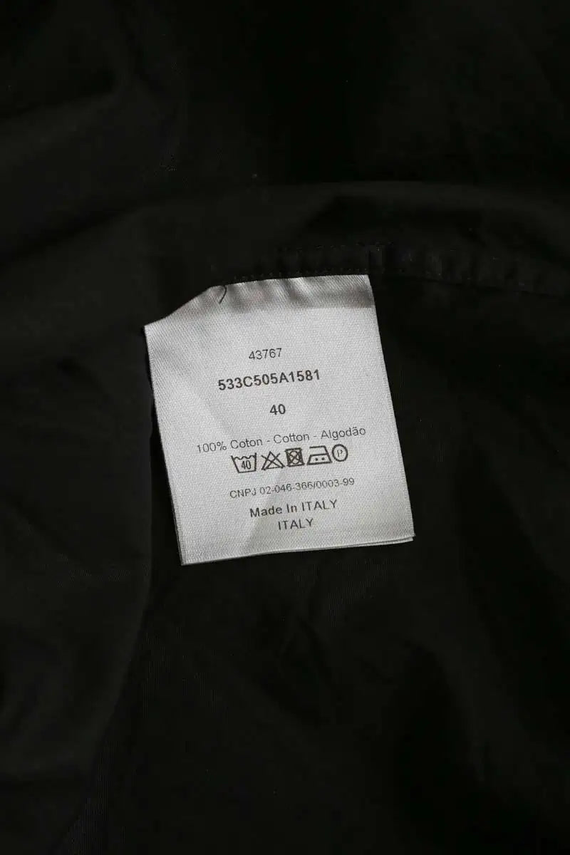 Chemise Dior Noir en Coton