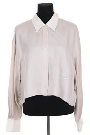 Chemise DMN Beige en Soie, taille TU - Seconde Main