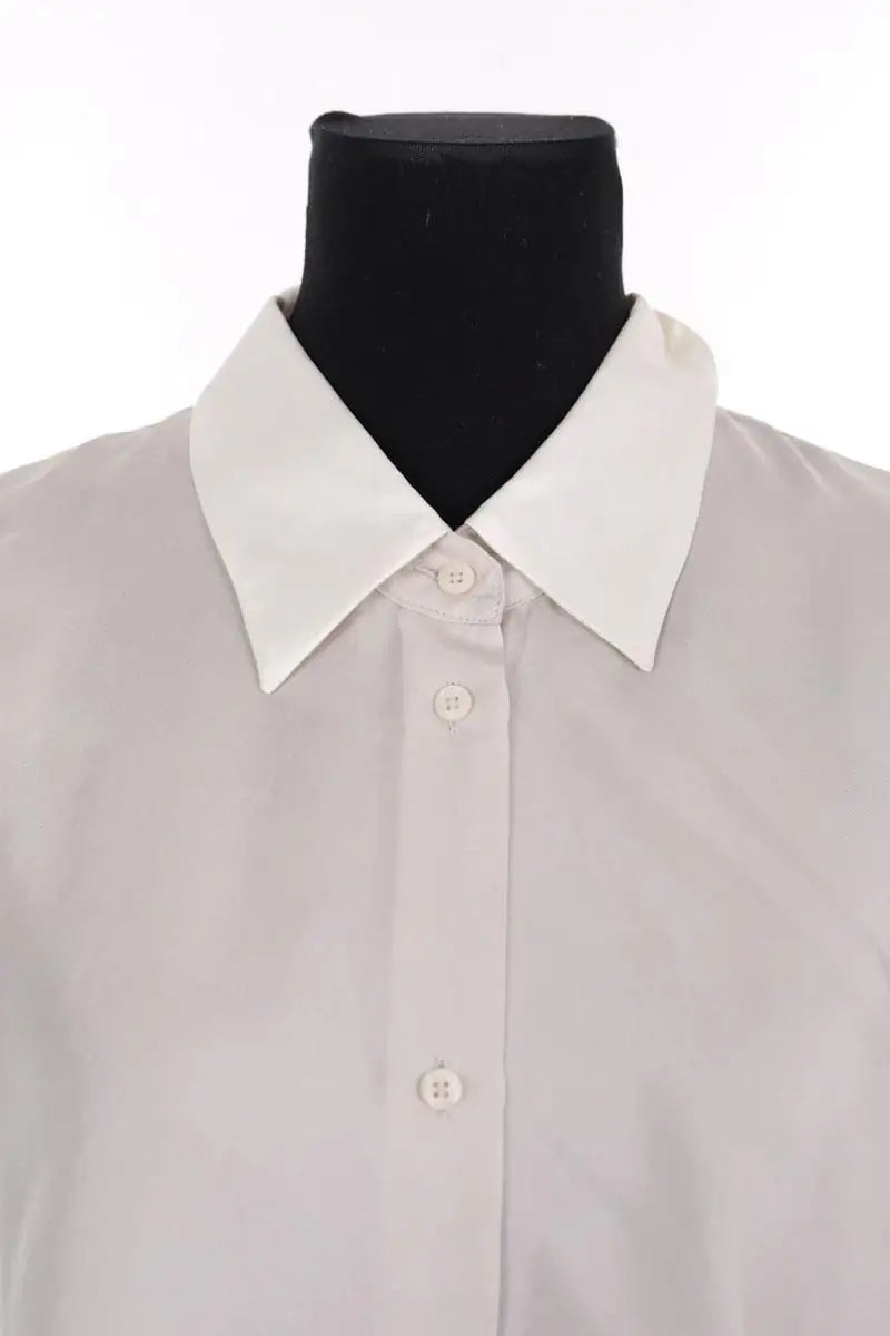 Chemise DMN Beige en Soie