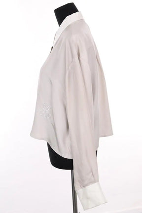 Chemise DMN Beige en Soie