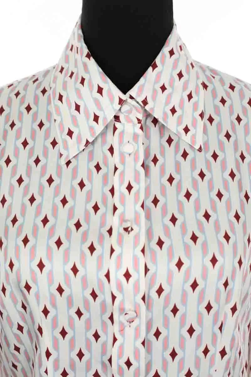 Chemise DMN Blanc en Soie
