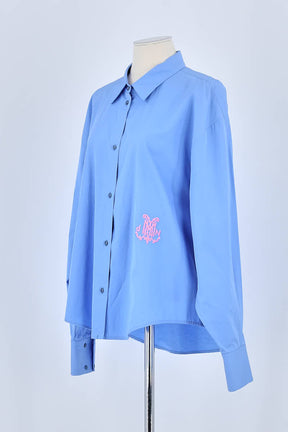 Chemise DMN Bleu en Coton