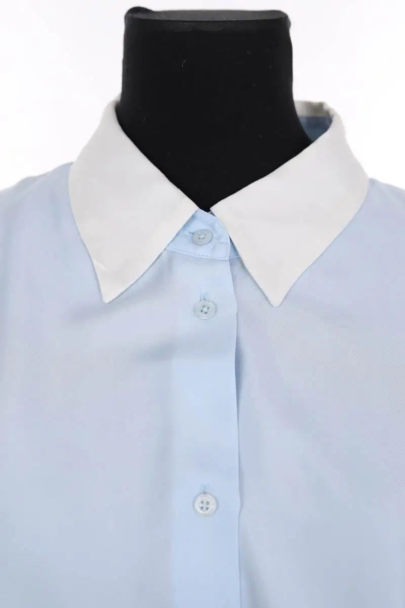 Chemise DMN Bleu en Soie