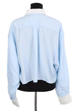 Chemise DMN Bleu en Soie