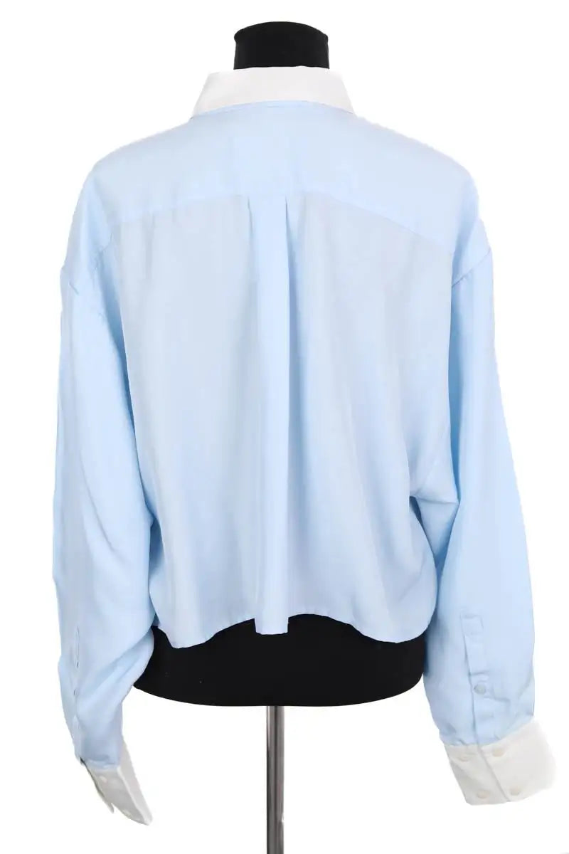 Chemise DMN Bleu en Soie