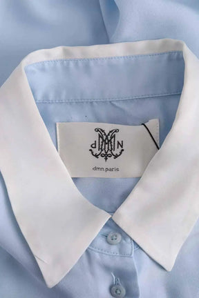 Chemise DMN Bleu en Soie