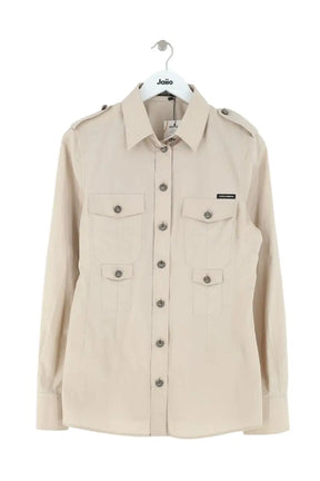 Chemise Dolce & Gabbana Beige en Coton, taille L - Seconde Main
