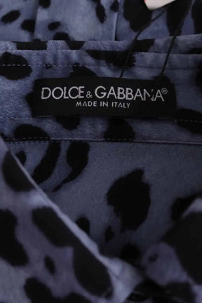 Chemise Dolce & Gabbana Bleu en Soie