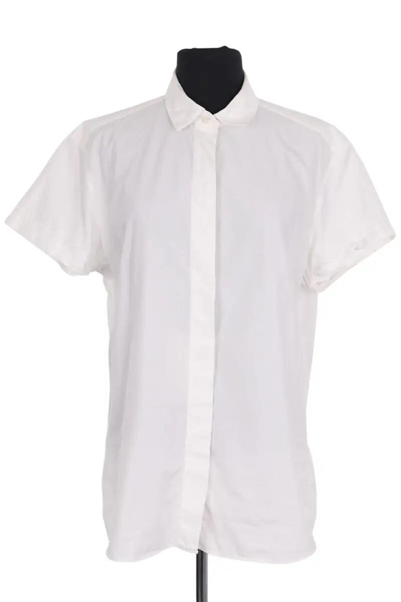 Chemise Dries Van Noten Blanc en Coton, taille XL - Seconde Main
