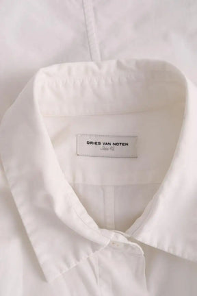 Chemise Dries Van Noten Blanc en Coton