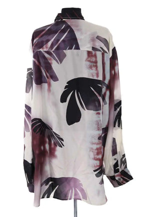 Chemise Dries Van Noten Violet en Soie