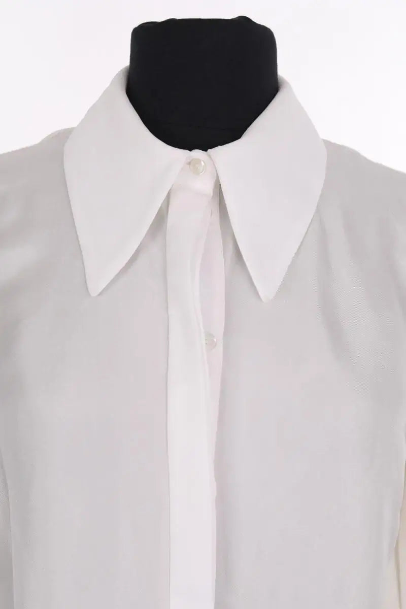 Chemise Elisabetta Franchi Blanc en Soie