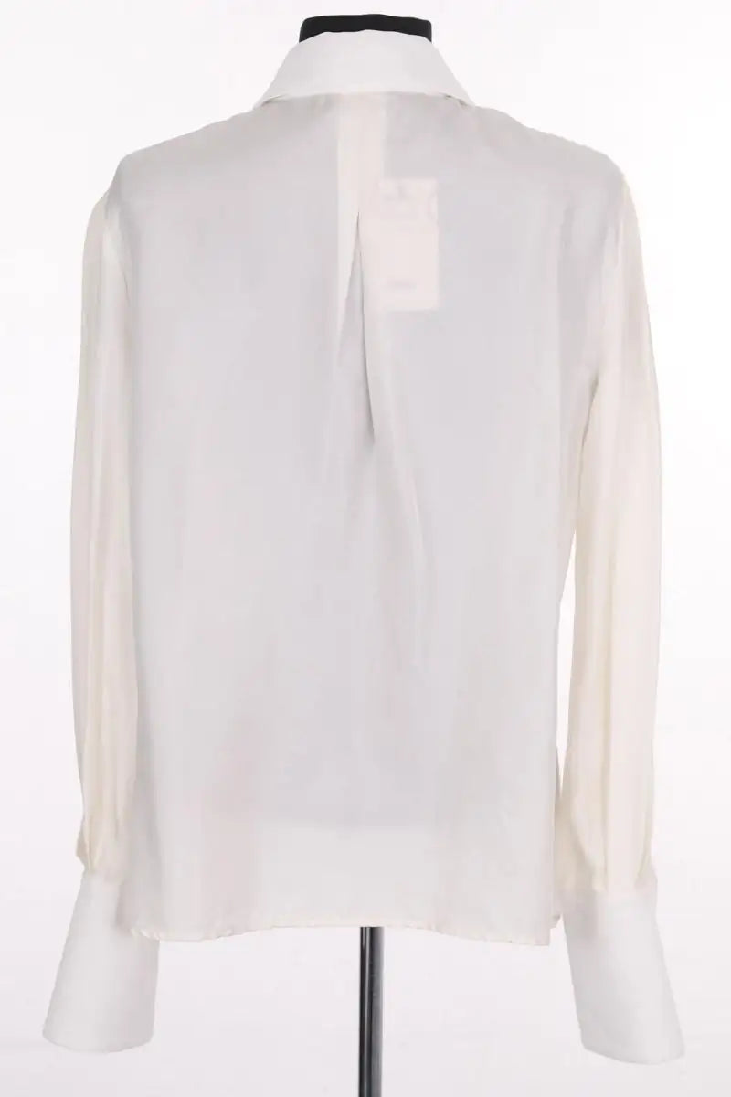 Chemise Elisabetta Franchi Blanc en Soie
