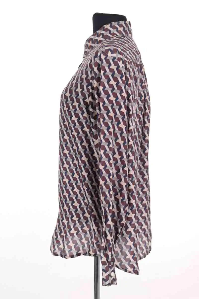 Chemise Elise Chalmin Marron en Soie