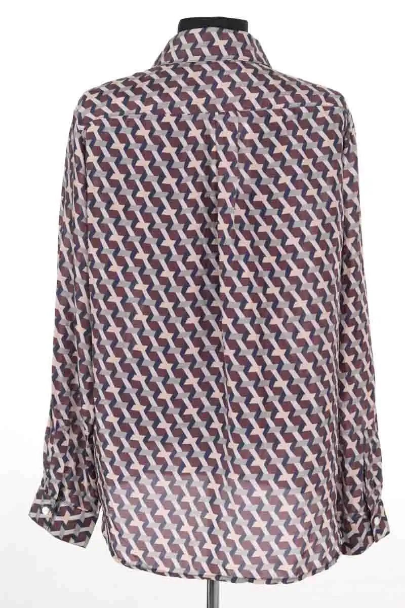 Chemise Elise Chalmin Marron en Soie
