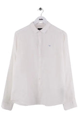 Chemise Emporio Armani Blanc en Lin, taille XS - Seconde Main