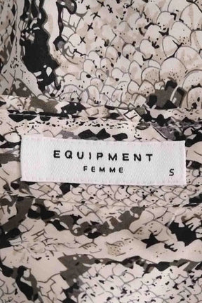 Chemise Equipment Blanc en Soie
