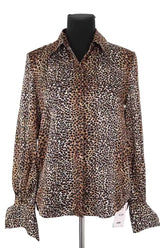 Chemise Equipment Marron en Synthétique, taille XS - Seconde Main