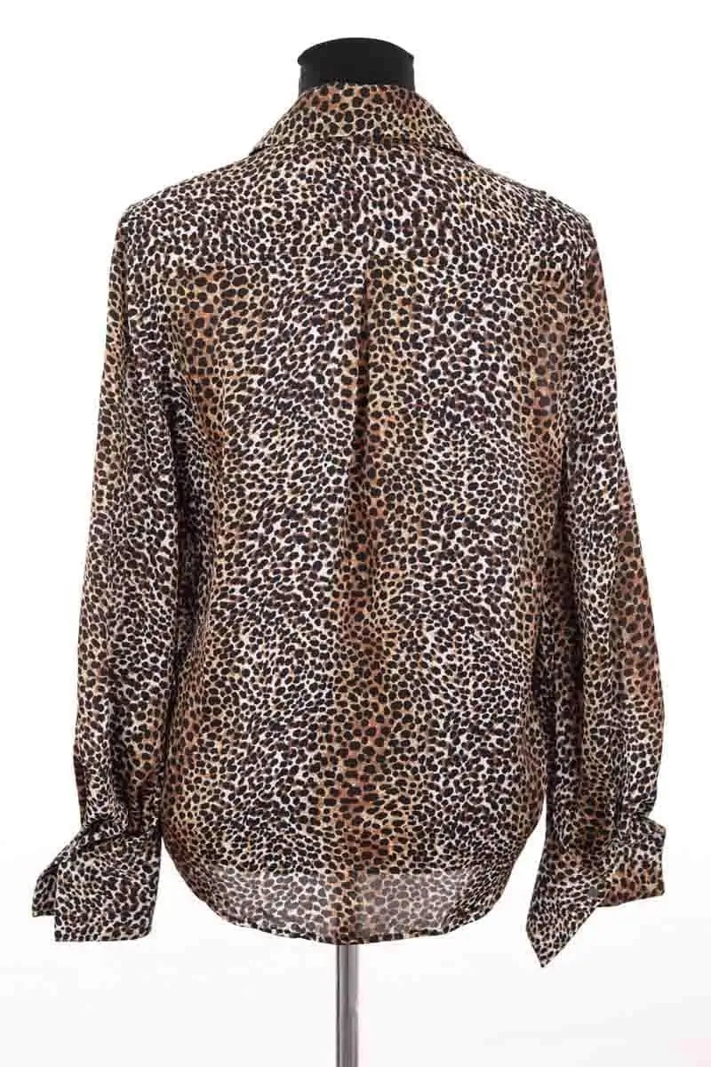 Chemise Equipment Marron en Synthétique
