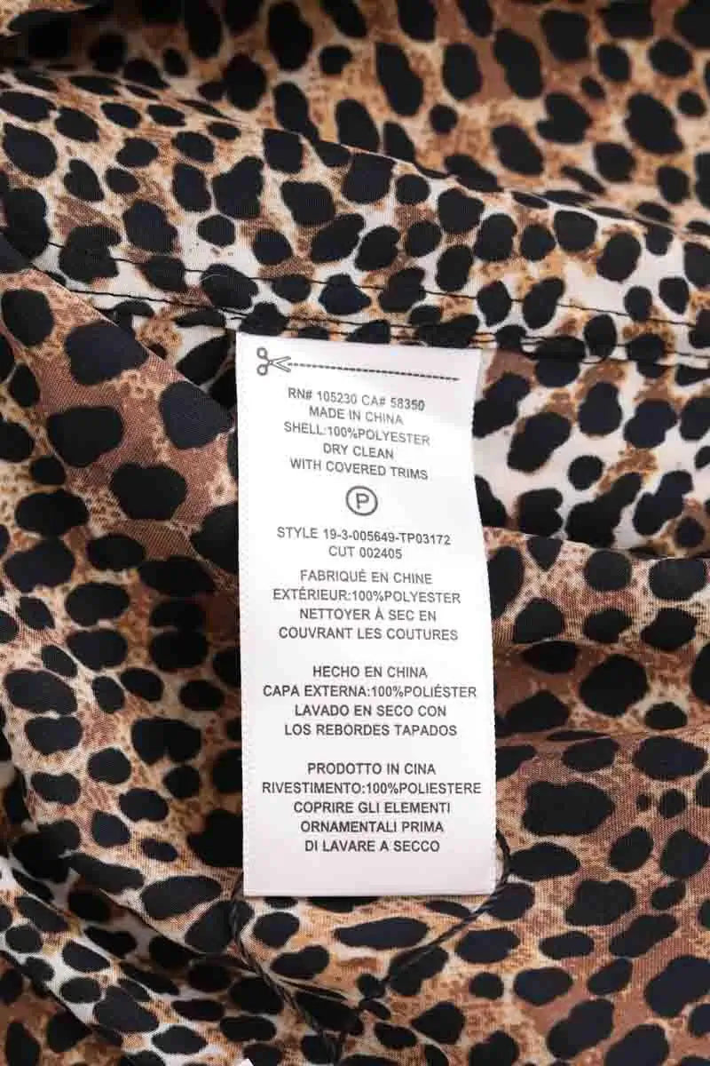 Chemise Equipment Marron en Synthétique