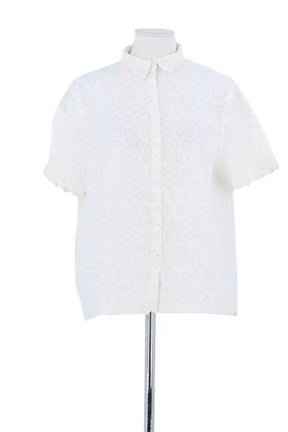 Chemise Eric Bompard Beige en Coton, taille XL - Seconde Main