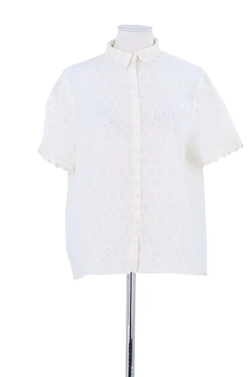 Chemise Eric Bompard Beige en Coton, taille XL - Seconde Main
