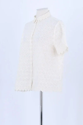 Chemise Eric Bompard Beige en Coton