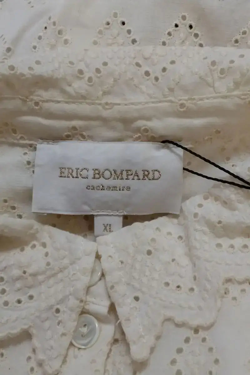 Chemise Eric Bompard Beige en Coton