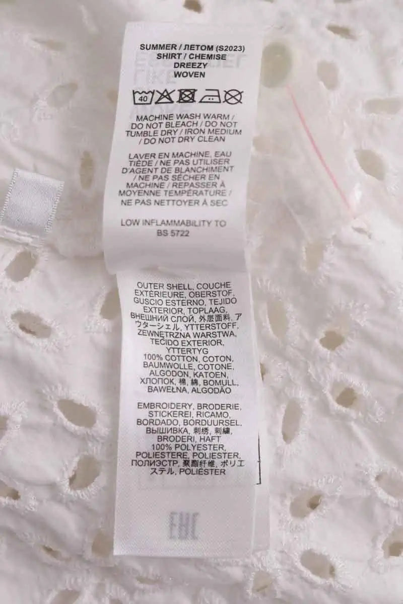 Chemise Essentiel Antwerp Blanc en Coton