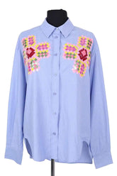 Chemise Essentiel Antwerp Bleu en Synthétique, taille S - Seconde Main