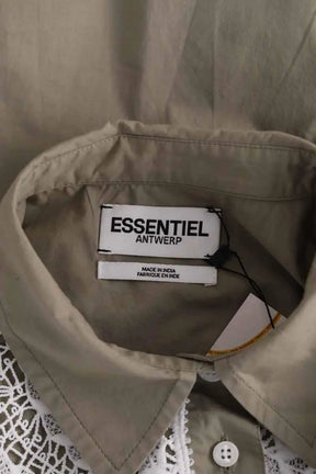 Chemise Essentiel Antwerp Kaki en Coton
