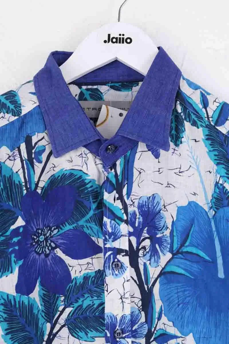 Chemise Etro Bleu en Lin