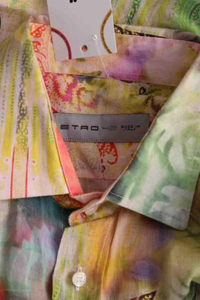 Chemise Etro Multicolore en Lin