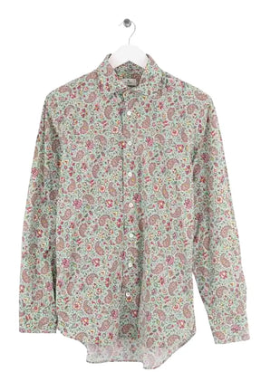 Chemise Etro Vert en Coton, taille M - Seconde Main
