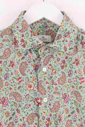 Chemise Etro Vert en Coton