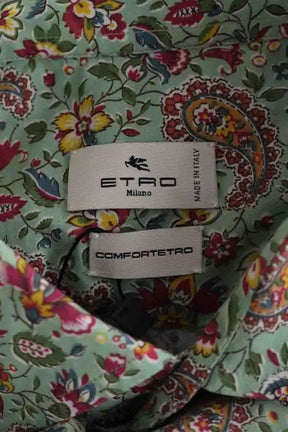 Chemise Etro Vert en Coton