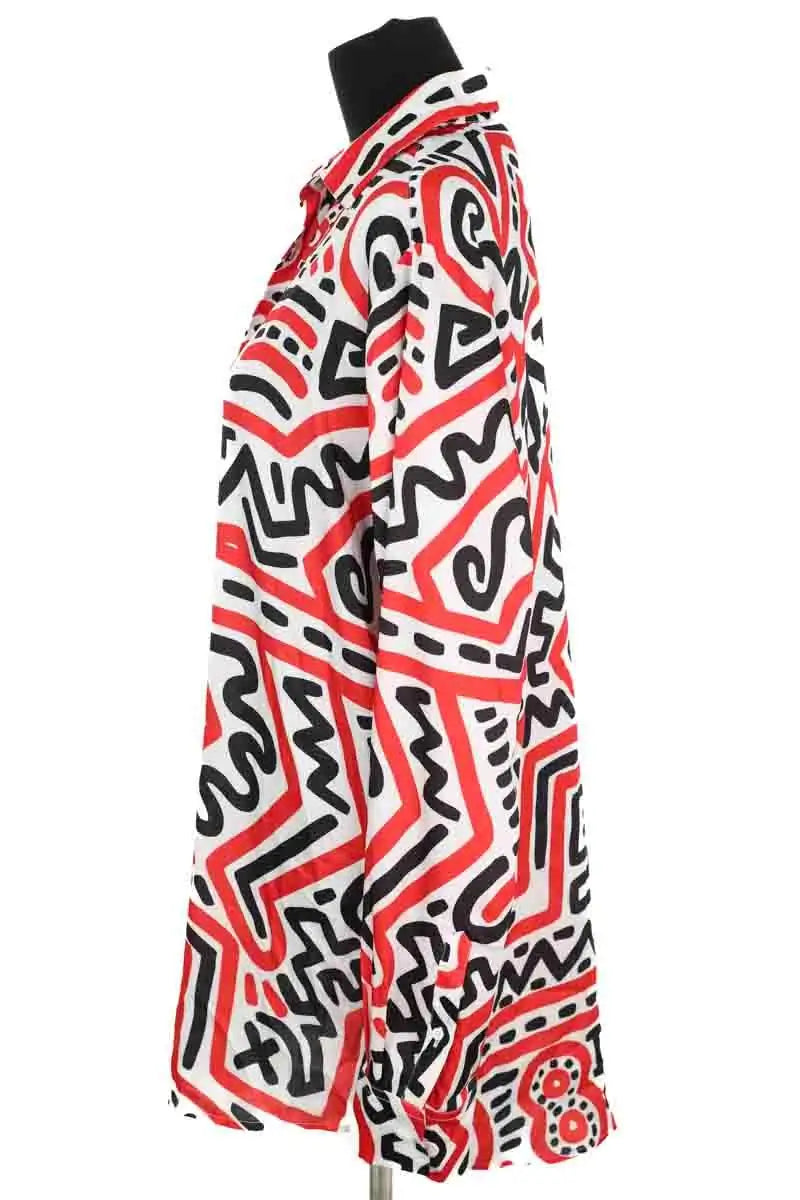 Chemise Etudes Rouge en Polyester
