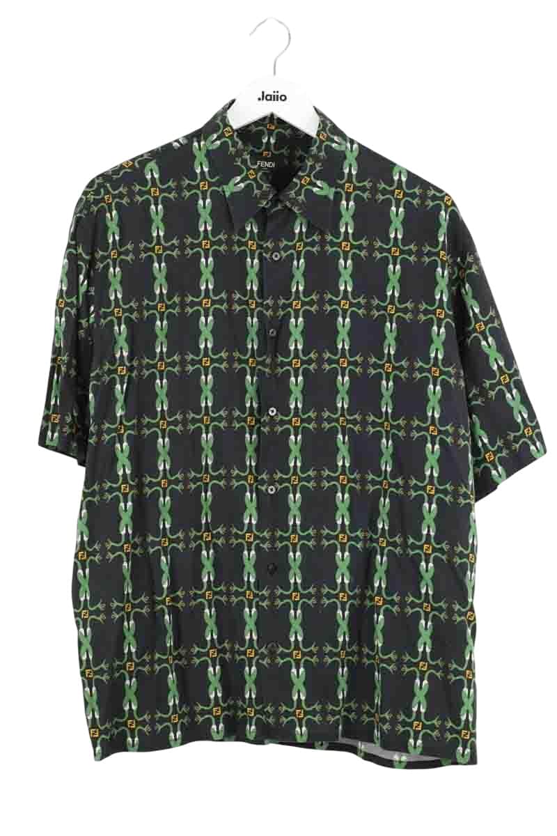 Chemise Fendi Noir en Synthétique - Seconde Main
