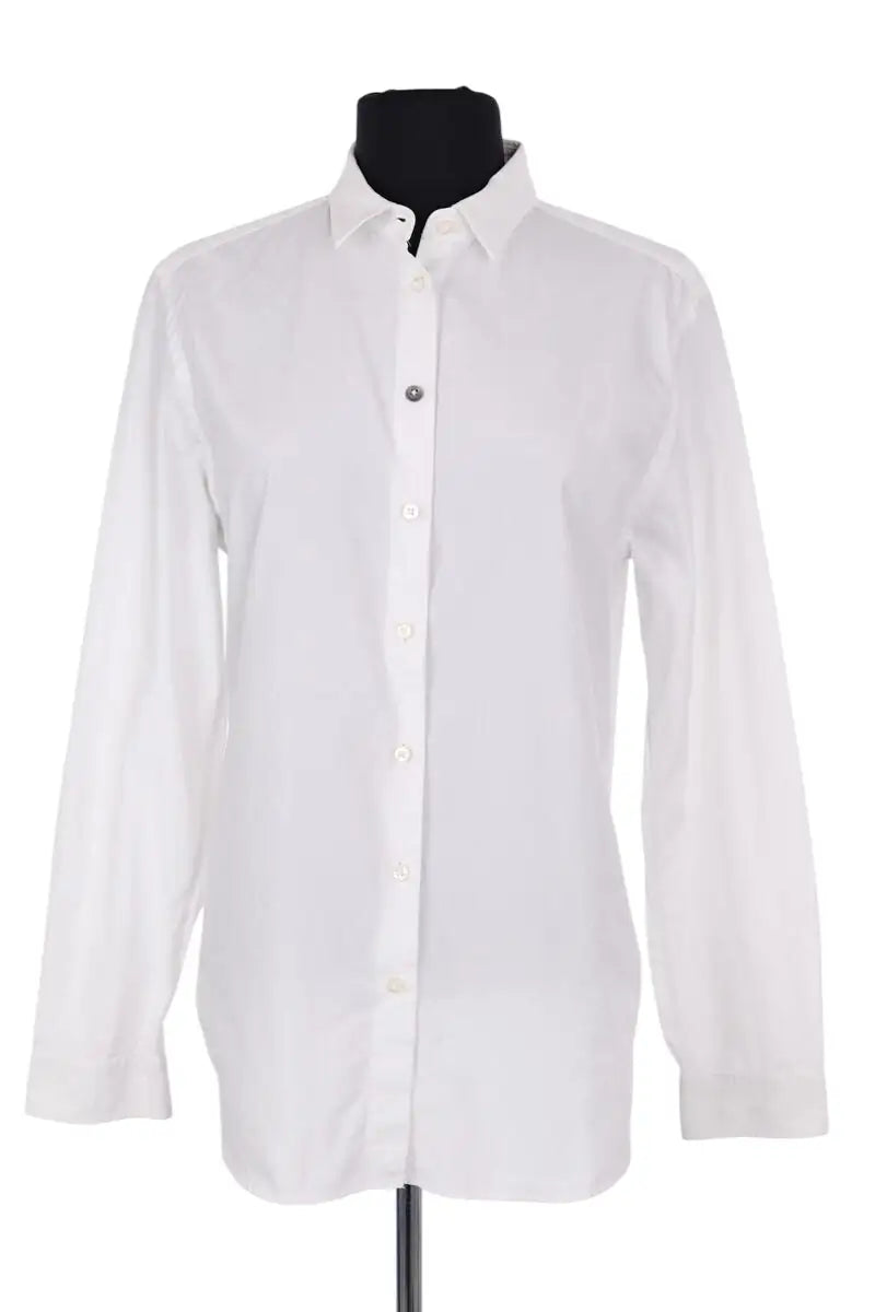 Chemise Figaret Blanc en Coton, taille L - Seconde Main