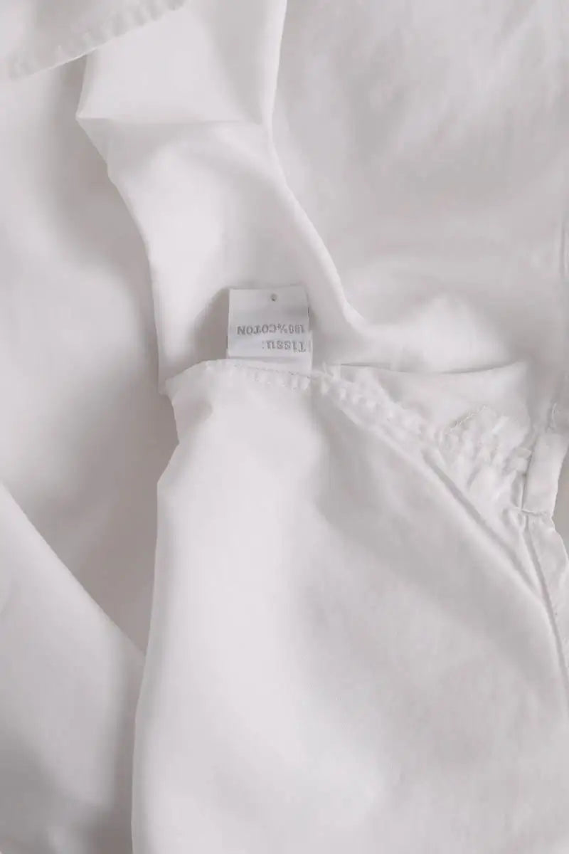 Chemise Figaret Blanc en Coton
