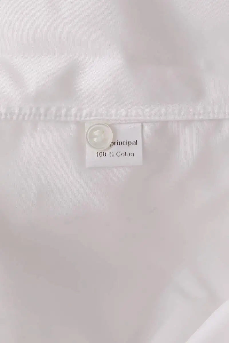 Chemise Figaret Blanc en Coton
