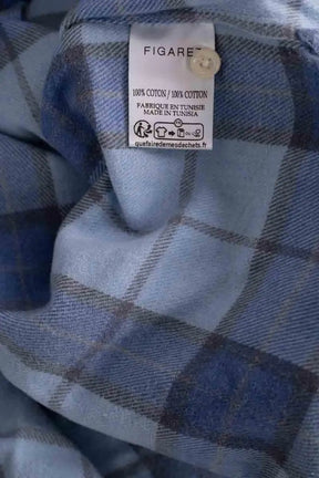 Chemise Figaret Bleu en Coton