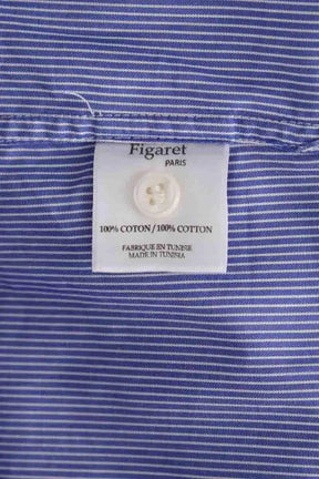 Chemise Figaret Bleu en Coton