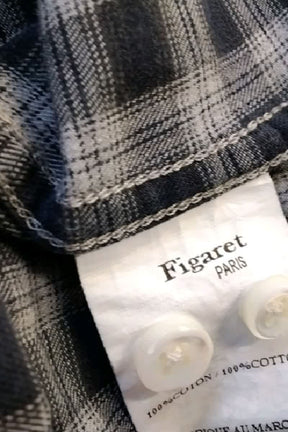 Chemise Figaret Bleu en Coton