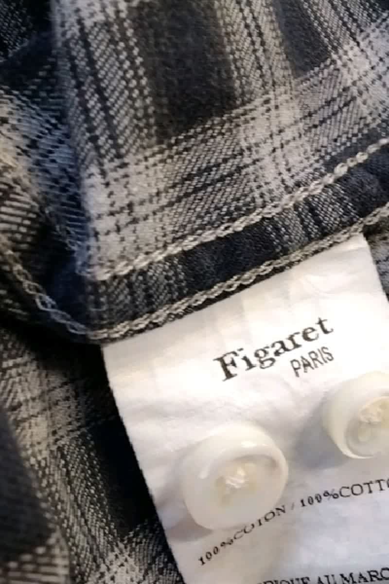 Chemise Figaret Bleu en Coton