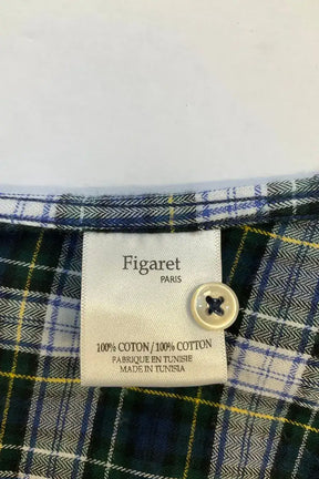 Chemise Figaret Bleu en Coton