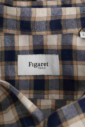 Chemise Figaret Bleu en Coton