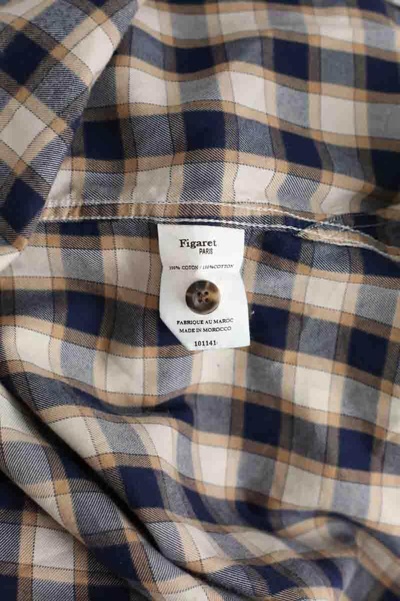 Chemise Figaret Bleu en Coton